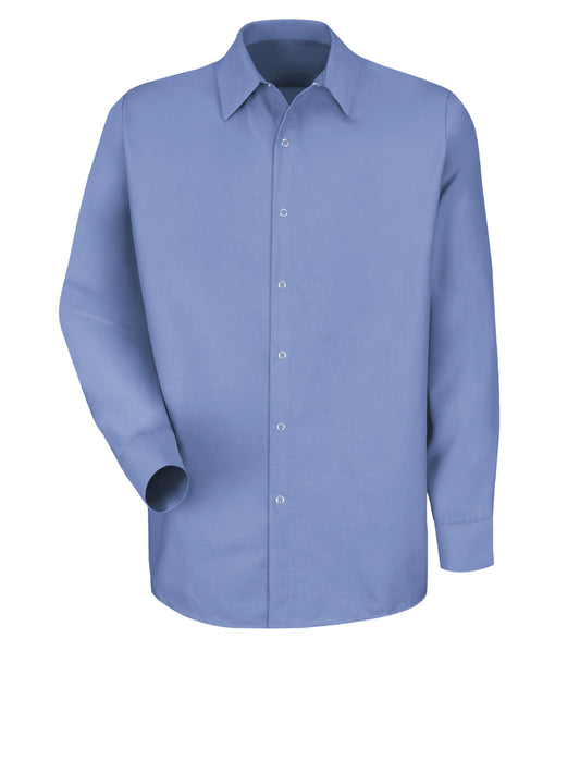 Men's Long Sleeve Specialized Pocketless Work Shirt - SP16 - Light Blue