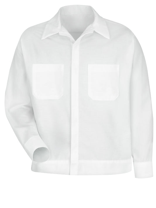 Men's Long Sleeve Jacket - SP35 - White