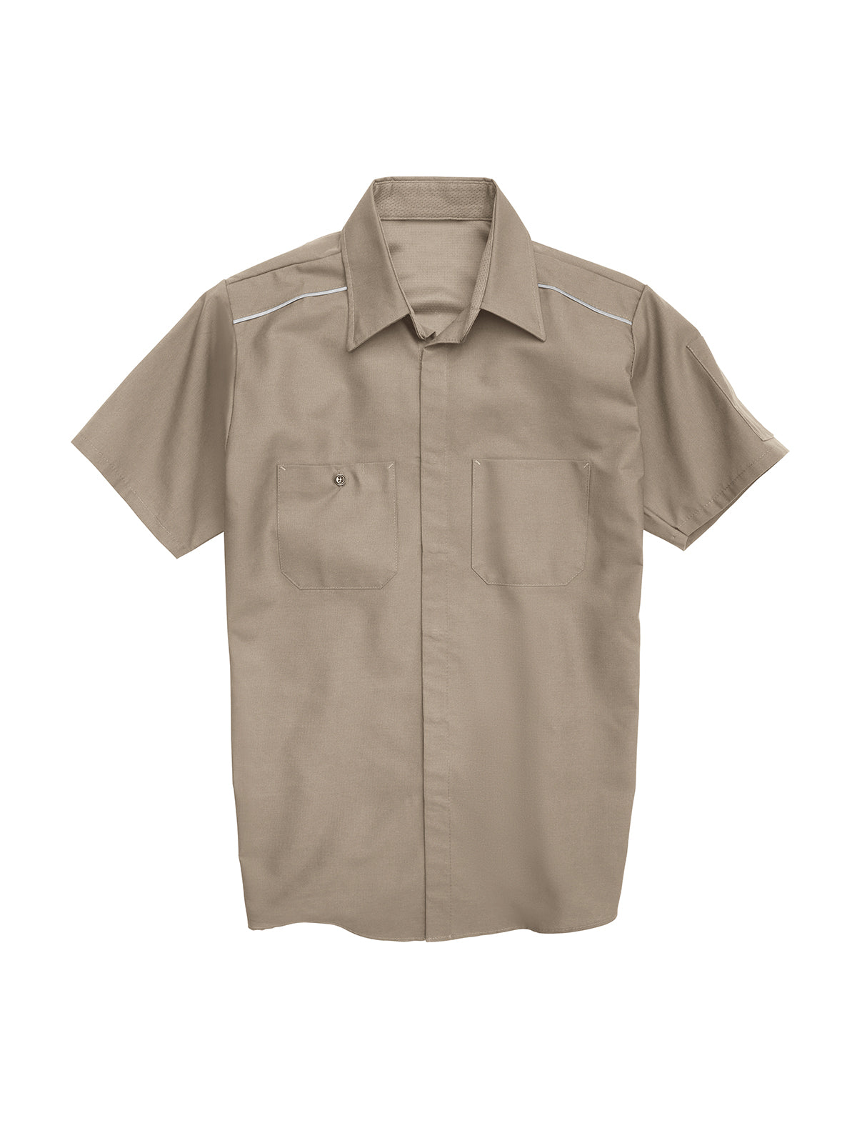 Men's Short Sleeve Pro Airflow Work Shirt - SP4A - Khaki