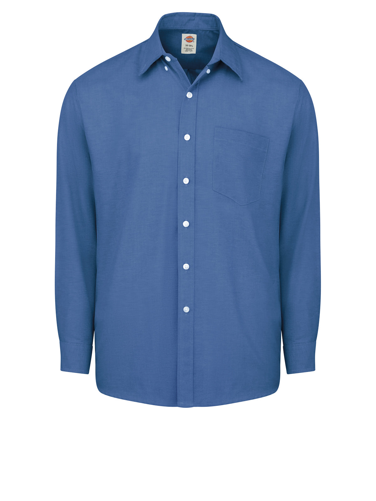 Men's Button-Down Long-Sleeve Oxford Shirt - SSS3 - French Blue