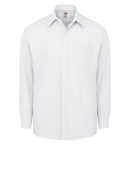 Men's Button-Down Long-Sleeve Oxford Shirt - SSS3 - White
