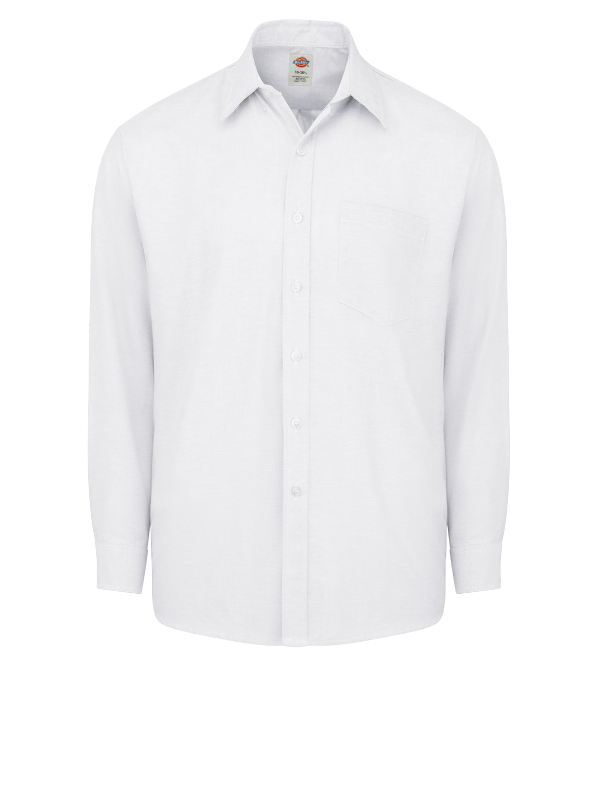 Men's Button-Down Long-Sleeve Oxford Shirt - SSS3 - White