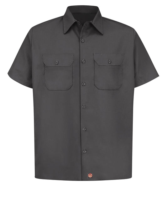 Men's Short Sleeve Utility Uniform Shirt - ST62 - Charcoal