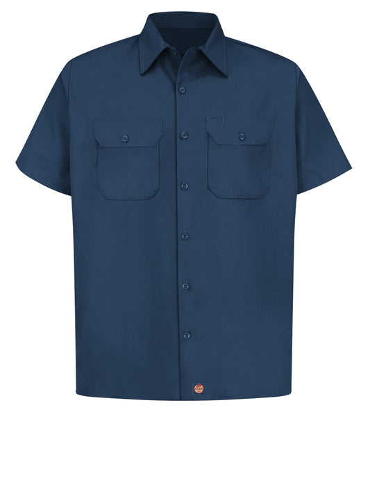 Men's Short Sleeve Utility Uniform Shirt - ST62 - Navy