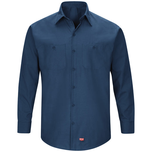 Men's Long Sleeve Mimix Work Shirt - SX10 - Navy