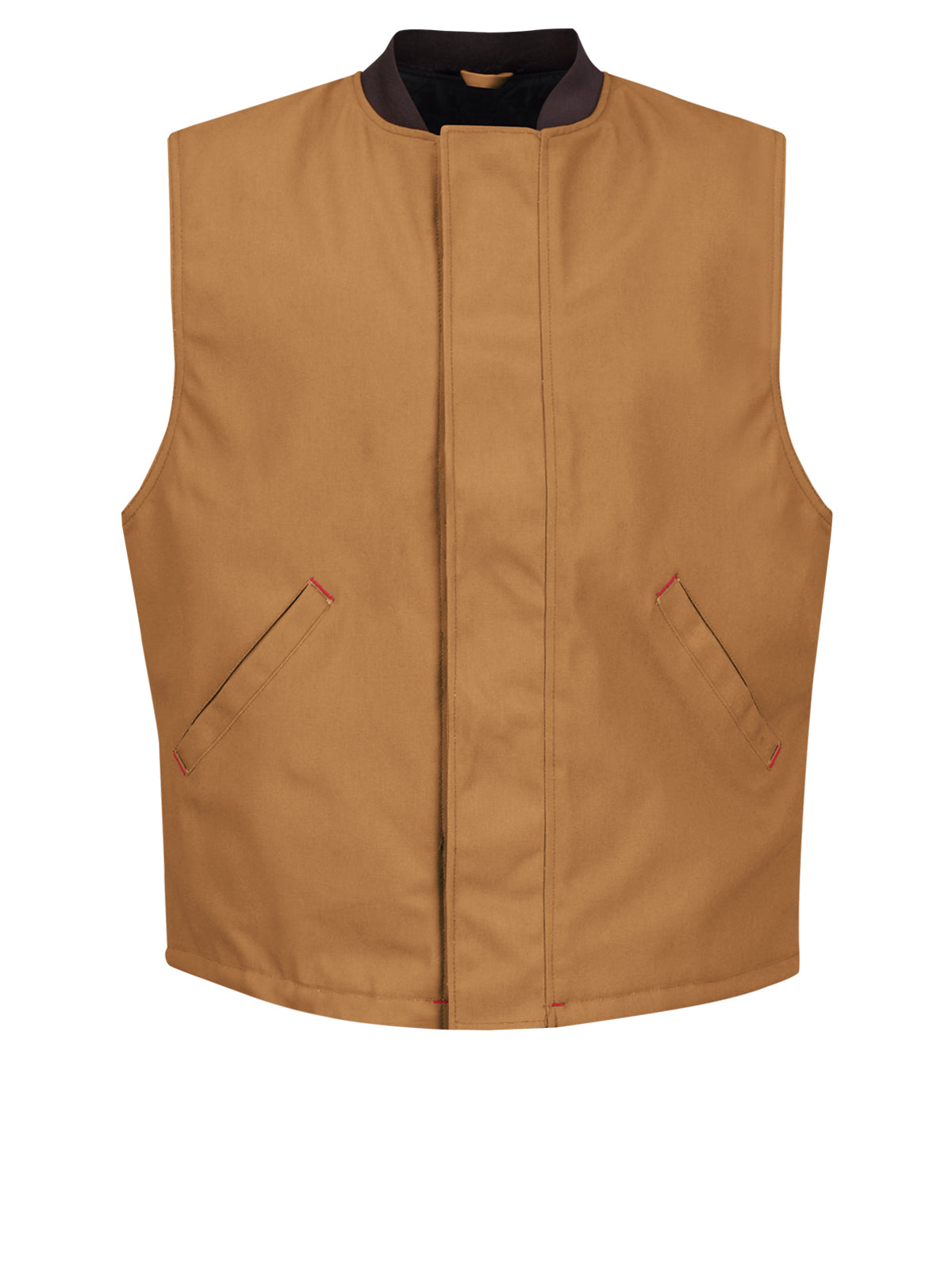 Unisex Blended Duck Insulated Vest - VD22 - Brown Duck