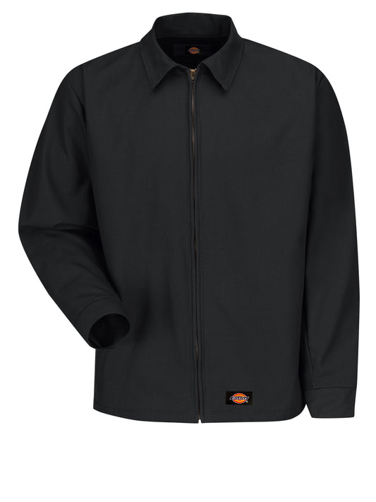 Men's Black Canvas Work Jacket - WJ40 - Black