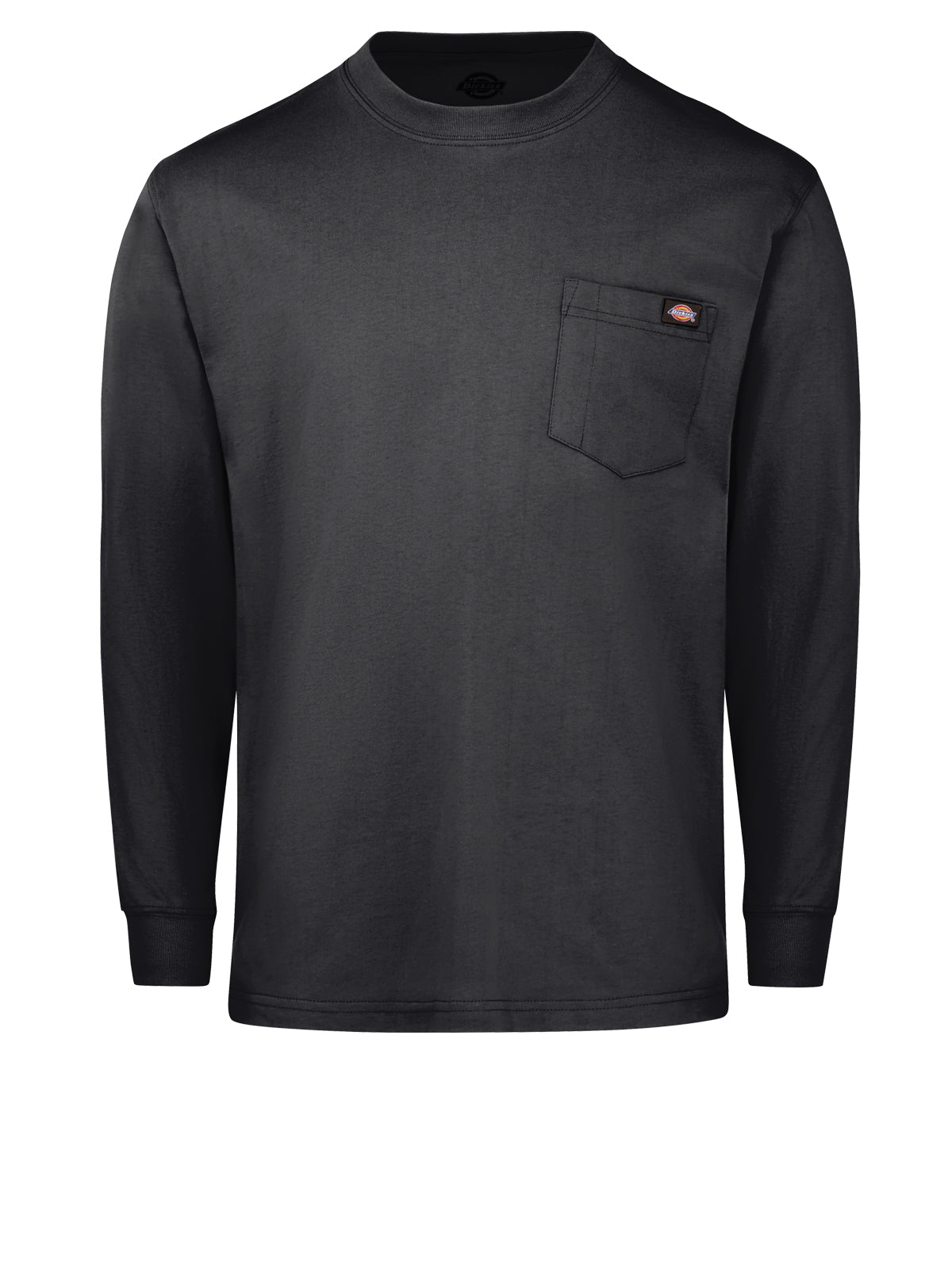 Men's Long-Sleeve Traditional Heavyweight Crew Neck - WL50 - Black