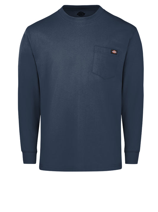 Men's Long-Sleeve Traditional Heavyweight Crew Neck - WL50 - Dark Navy