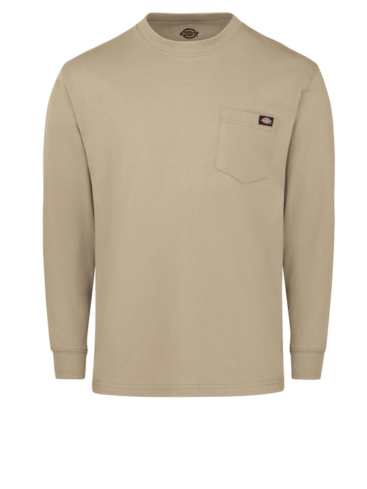 Men's Long-Sleeve Traditional Heavyweight Crew Neck - WL50 - Desert Sand