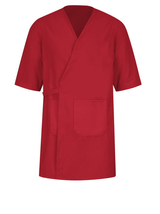Unisex 30" Collarless Butcher Wrap - WP10 - Red