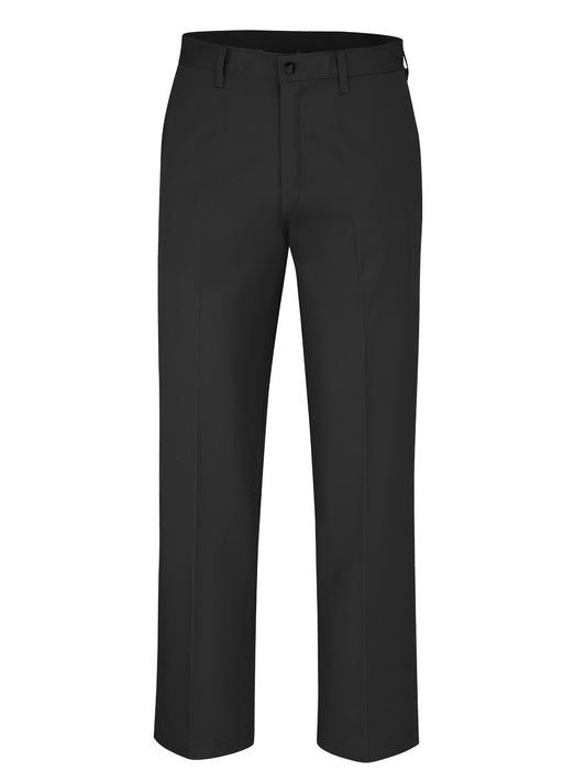Men's Cotton Flat Front Casual Pant - WP31 - Black