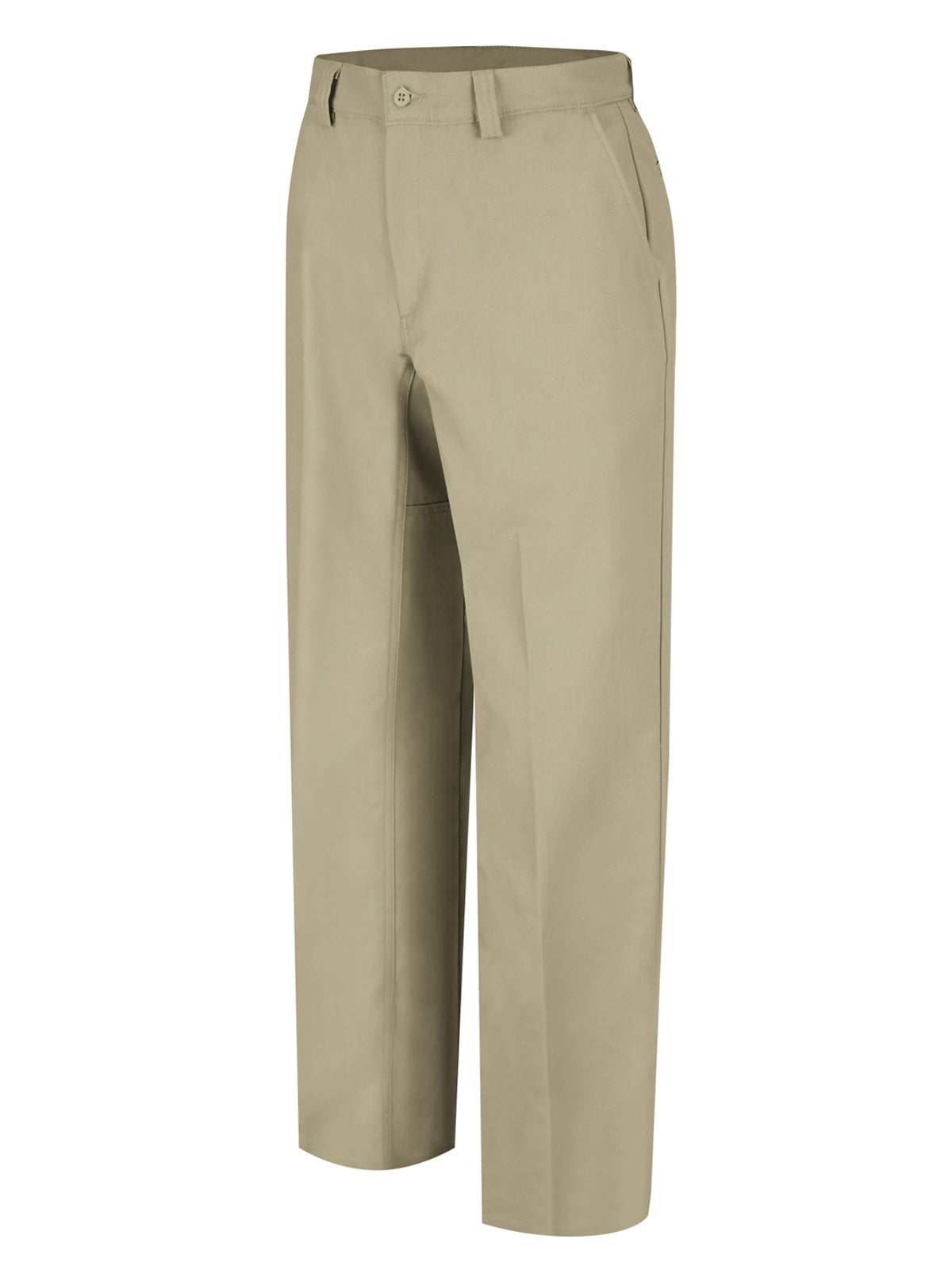 Men's Canvas Plain Front Work Pant - WP70 - Khaki